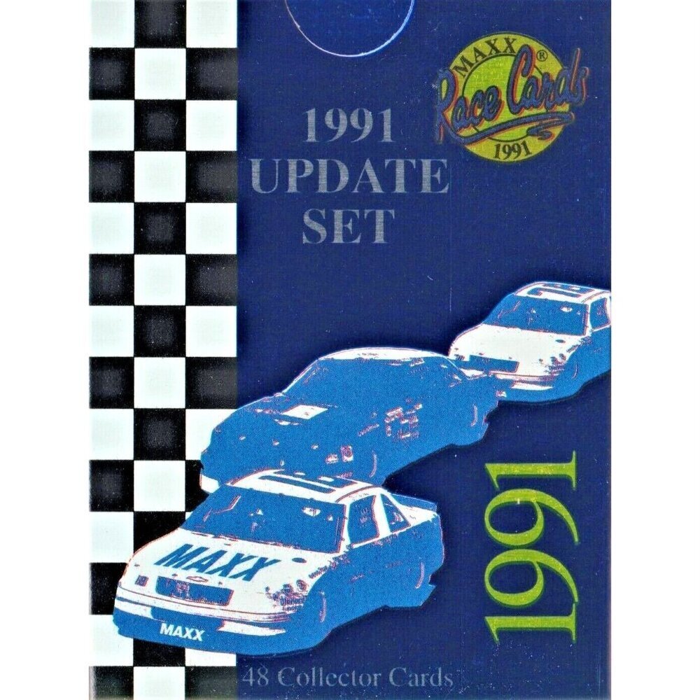 1991 MAXX NASCAR UPDATE CARD SET 48 CARDS